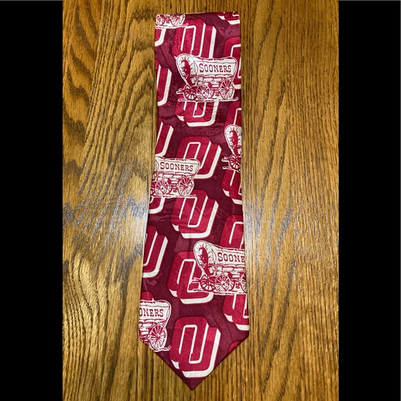 RM Sport Oklahoma University Sooners Silk Tie - Picture 4 of 4